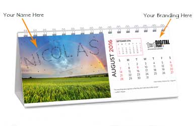 Personalised Name Calendar Personalised Calendars - image sample of a Personalised Calendar
