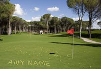 Golf Calendars - Balls on Putting Green image Golf Calendars - Golf gifts for men - Calendars personalised with golfers names.