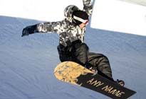 Snow Boarder Personalised image