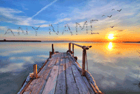 Personalised Image - Sunset Jetty image