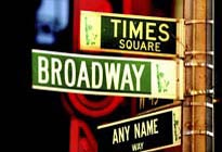name on Times Square image
