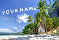 Personalised Image - Tropical Island Getaway image