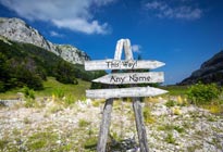 Name on Which Way sign image